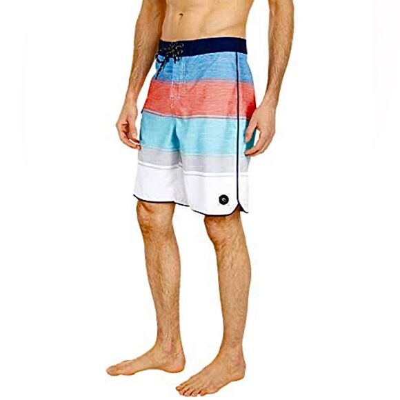 Rip Curl Other - Rip Curl Salmon Blue Multicolor Swim Board Shorts Mens 32 Waist